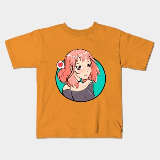 Anime girl Kids T-Shirt